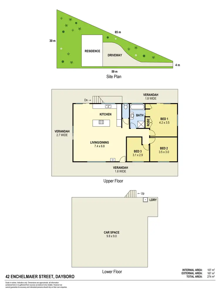 Floorplan of Homely house listing, 42 Enchelmaier Street, Dayboro QLD 4521