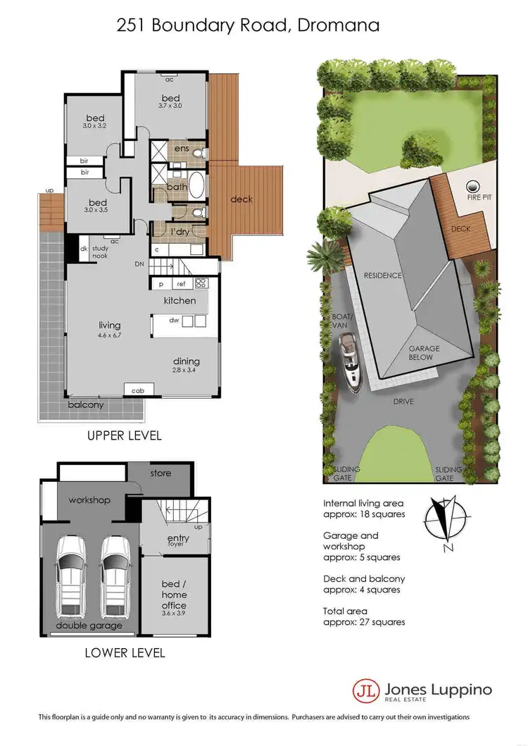 Floorplan of Homely house listing, 251 Boundary Road, Dromana VIC 3936