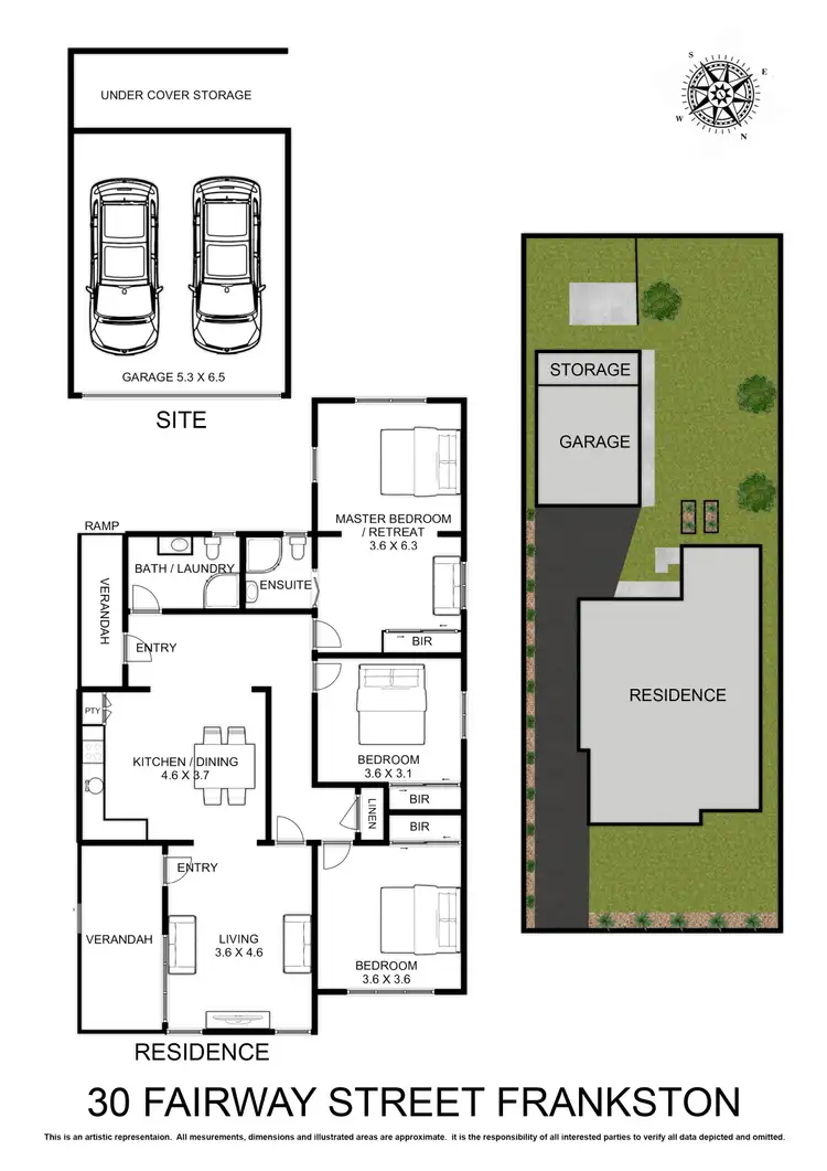 Floorplan of Homely house listing, 30 Fairway Street, Frankston VIC 3199