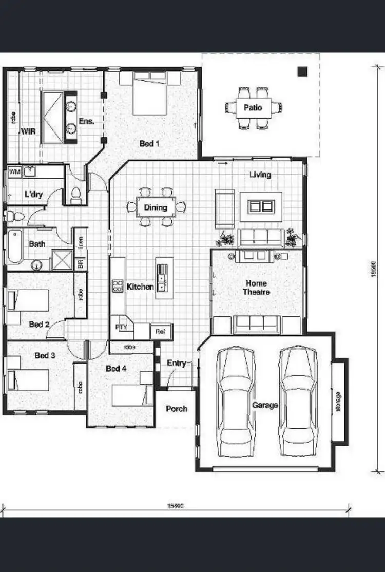 Floorplan of Homely house listing, 1 Primavera Boulevard, Beaconsfield QLD 4740