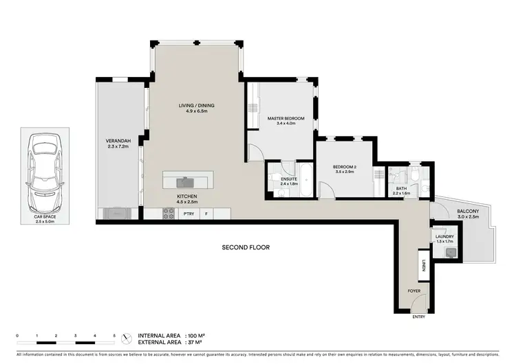 Floorplan of Homely apartment listing, 4/101 Ocean Parade, The Entrance NSW 2261
