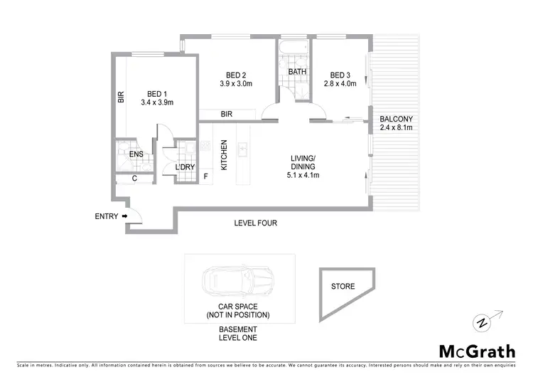 Floorplan of Homely apartment listing, 32/5-9 Waitara Avenue, Waitara NSW 2077