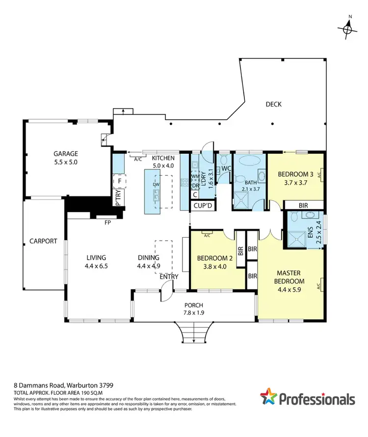 Floorplan of Homely house listing, 8 Dammans Road, Warburton VIC 3799