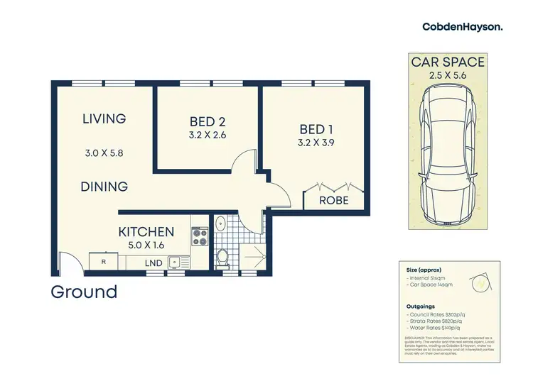 Floorplan of Homely apartment listing, 4/15 Johnston Street, Balmain East NSW 2041