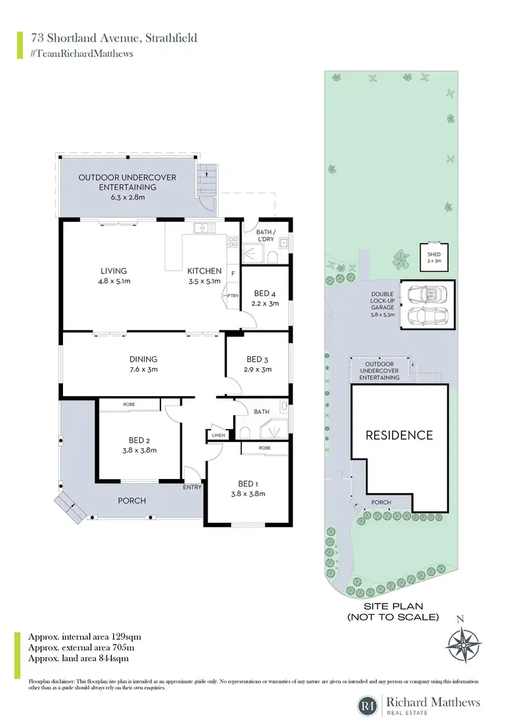 Floorplan of Homely house listing, 73 Shortland Avenue, Strathfield NSW 2135