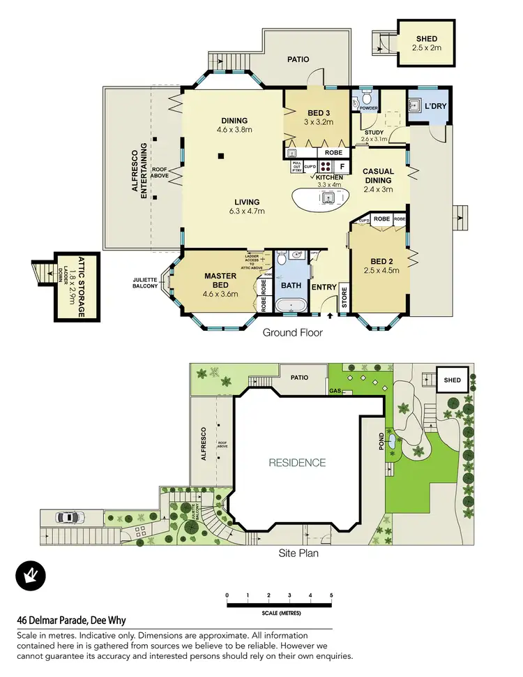 Floorplan of Homely house listing, 46 Delmar Parade, Dee Why NSW 2099