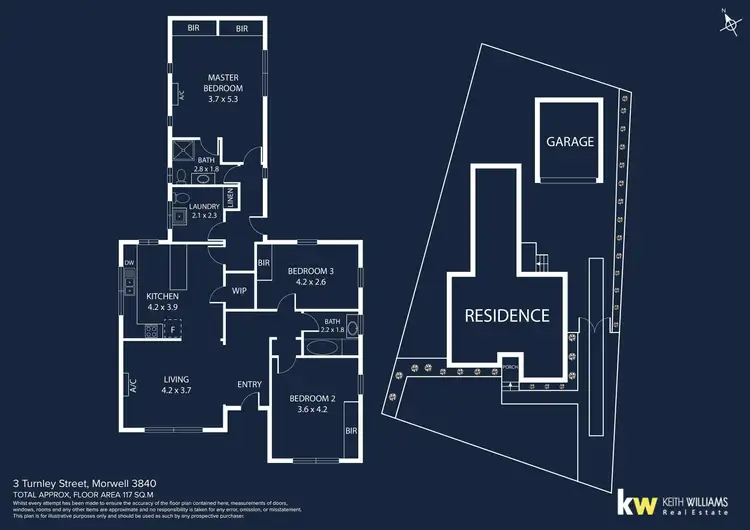 Floorplan of Homely house listing, 3 Turnley Street, Morwell VIC 3840
