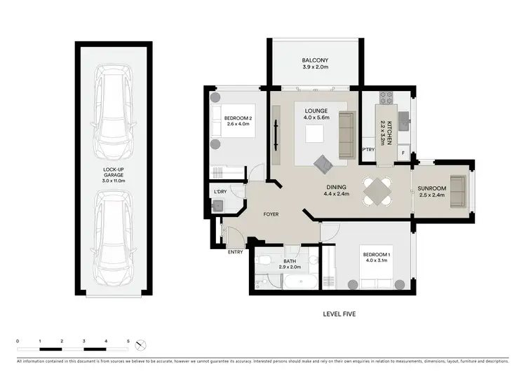 Floorplan of Homely apartment listing, 70/1-7 Hampden Avenue, Cremorne NSW 2090