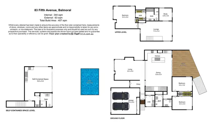 Floorplan of Homely house listing, 83 Fifth Avenue, Balmoral QLD 4171