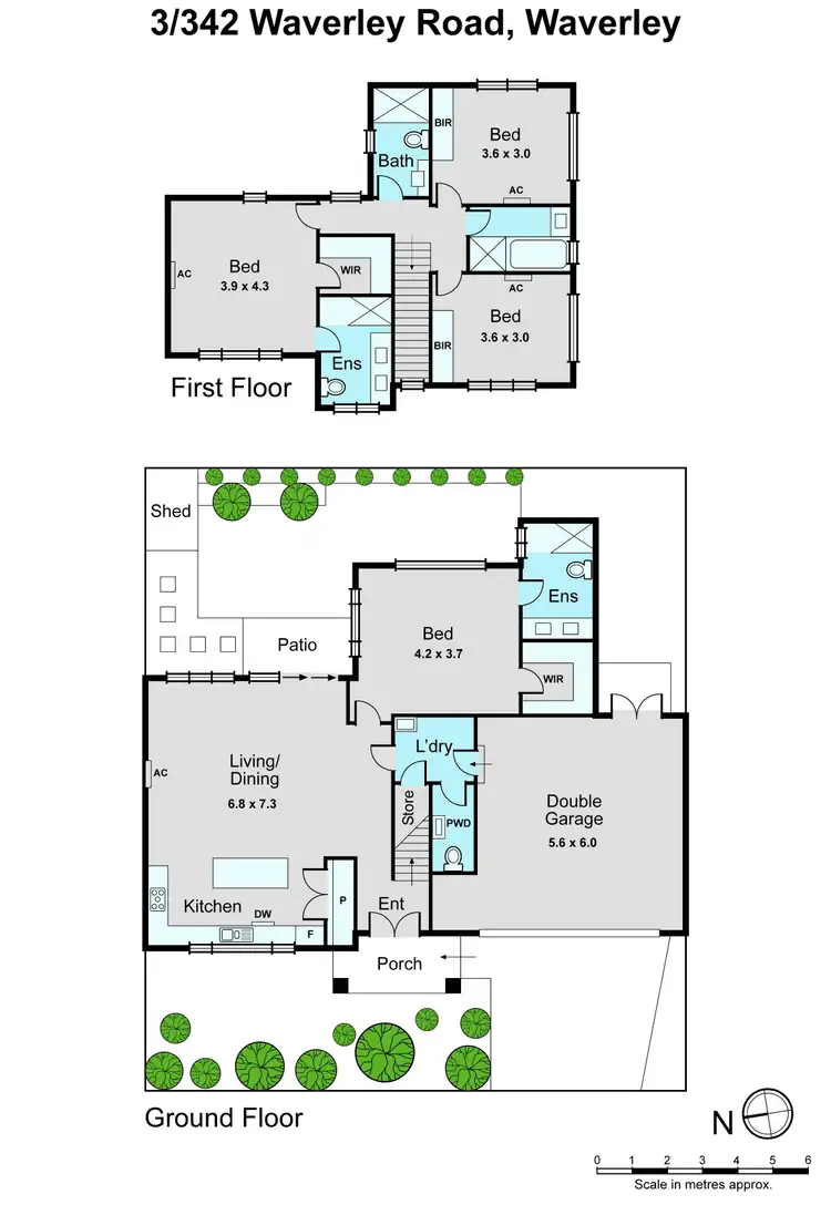 Floorplan of Homely house listing, 342C Waverley Road, Mount Waverley VIC 3149
