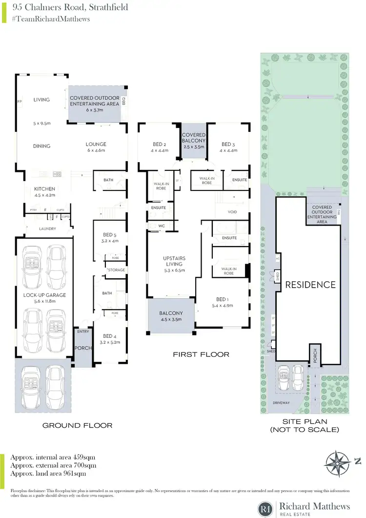 Floorplan of Homely house listing, 95 Chalmers Road, Strathfield NSW 2135
