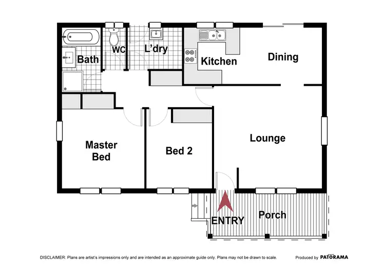 Floorplan of Homely townhouse listing, 4/2 Lazarus Crescent, Queanbeyan NSW 2620