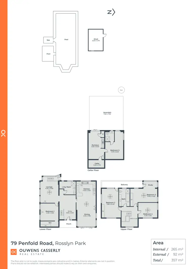 Floorplan of Homely house listing, 79 Penfold Road, Rosslyn Park SA 5072