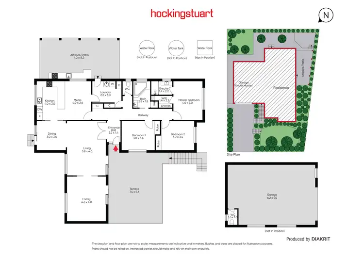 Floorplan of Homely house listing, 9 Parker Court, Endeavour Hills VIC 3802