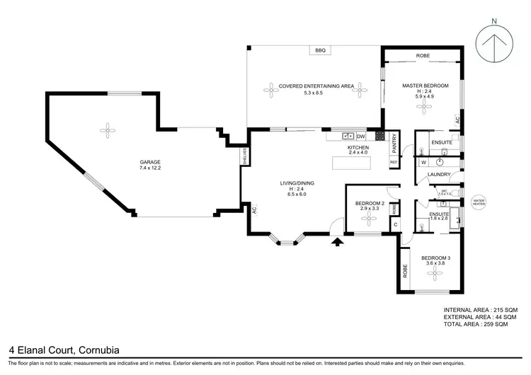 Floorplan of Homely house listing, 4 Elanal Court, Cornubia QLD 4130