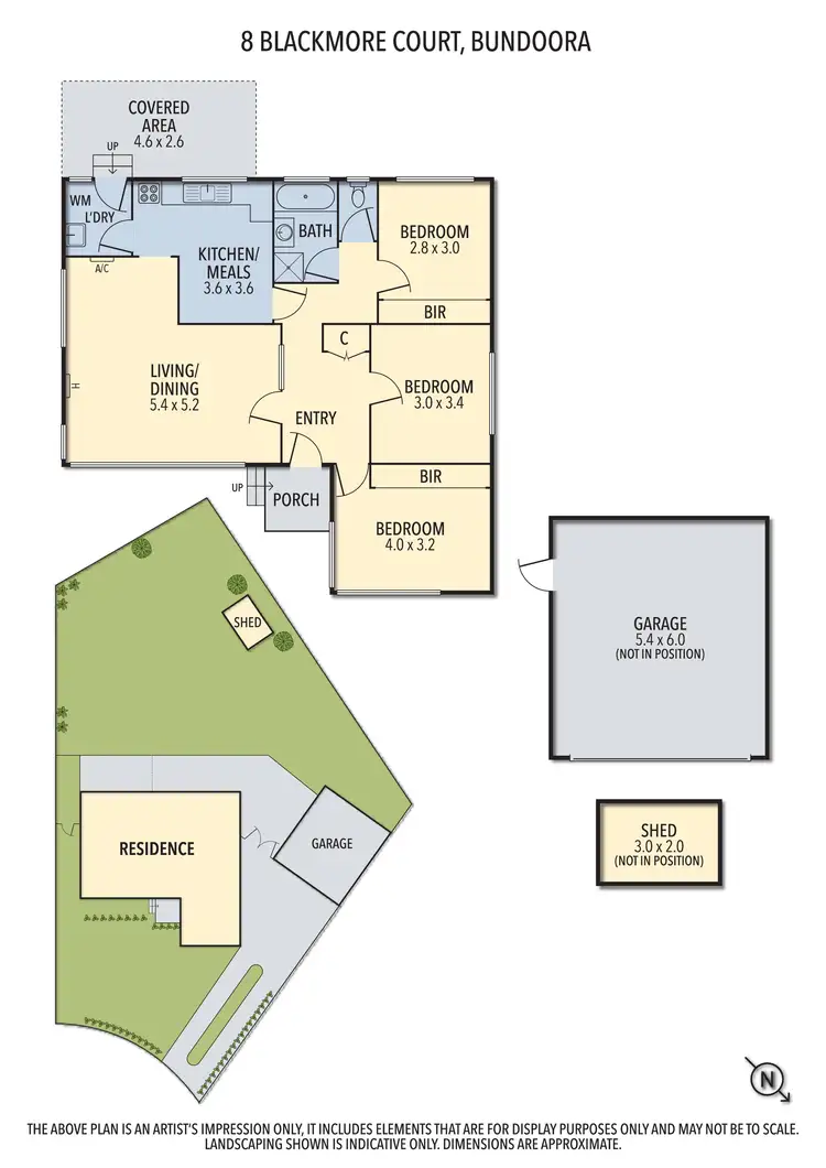 Floorplan of Homely house listing, 8 Blackmore Court, Bundoora VIC 3083