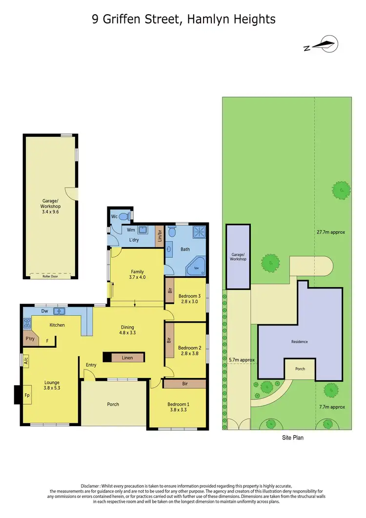 Floorplan of Homely house listing, 9 Griffen Street, Hamlyn Heights VIC 3215