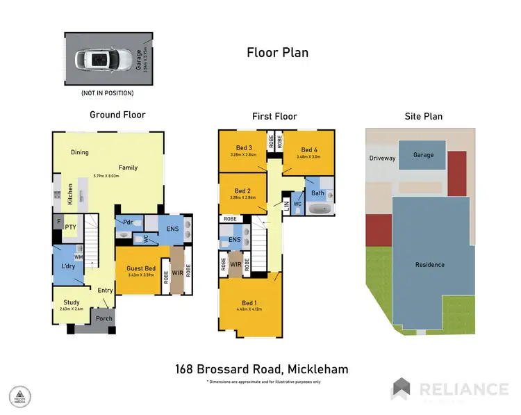 Floorplan of Homely house listing, 168 Brossard Road, Mickleham VIC 3064