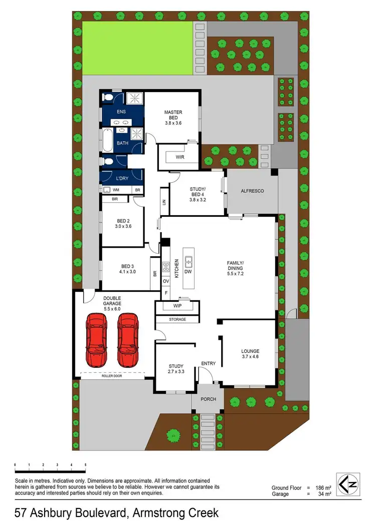 Floorplan of Homely house listing, 57 Ashbury Boulevard, Armstrong Creek VIC 3217