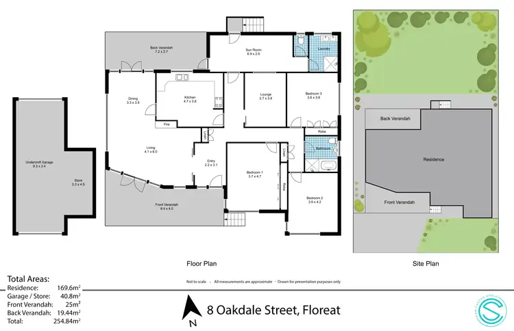 Floorplan of Homely house listing, 8 Oakdale Street, Floreat WA 6014