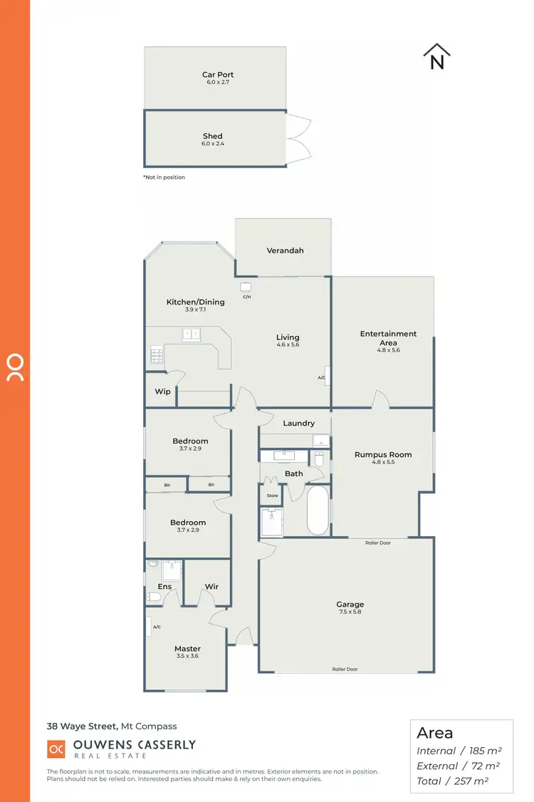 Floorplan of Homely house listing, 38 Waye Street, Mount Compass SA 5210