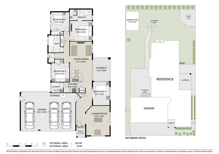 Floorplan of Homely house listing, 18 Ironbark Road, Ballina NSW 2478