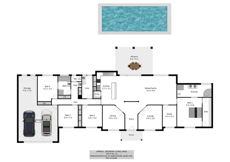 Floorplan of Homely house listing, 14 Innisfree Drive, Wodonga VIC 3690