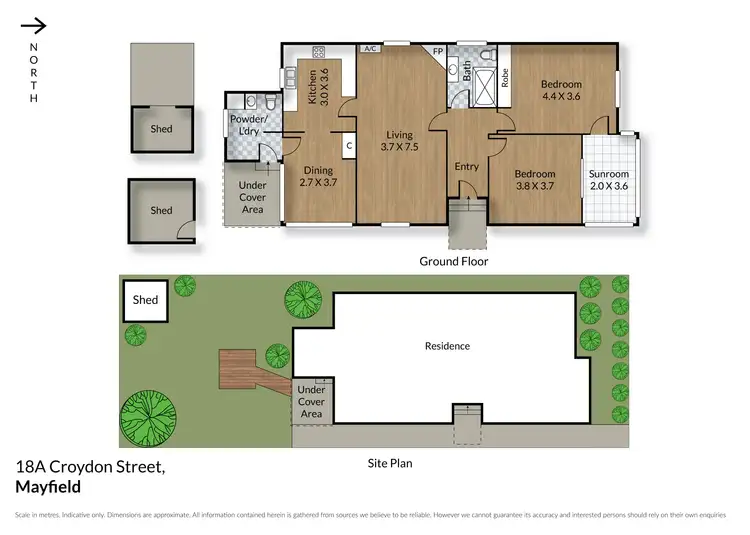Floorplan of Homely house listing, 18a Croydon Street, Mayfield NSW 2304