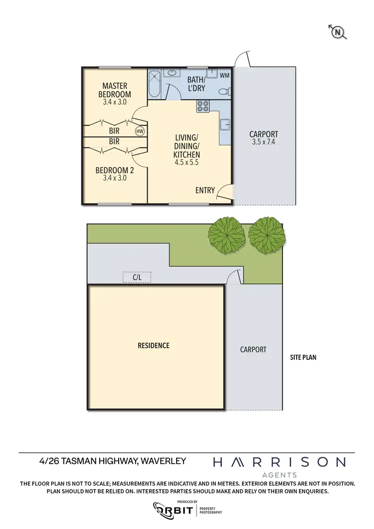 Floorplan of Homely unit listing, 4/26 Tasman Highway, Waverley TAS 7250