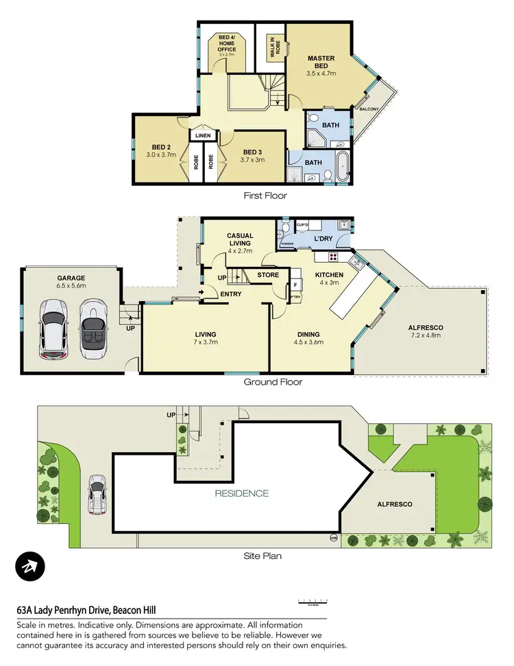 Floorplan of Homely house listing, 63A Lady Penrhyn Drive, Beacon Hill NSW 2100