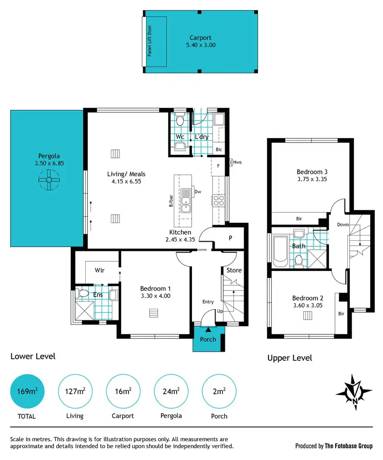 Floorplan of Homely townhouse listing, 31 Lutana Crescent, Mitchell Park SA 5043