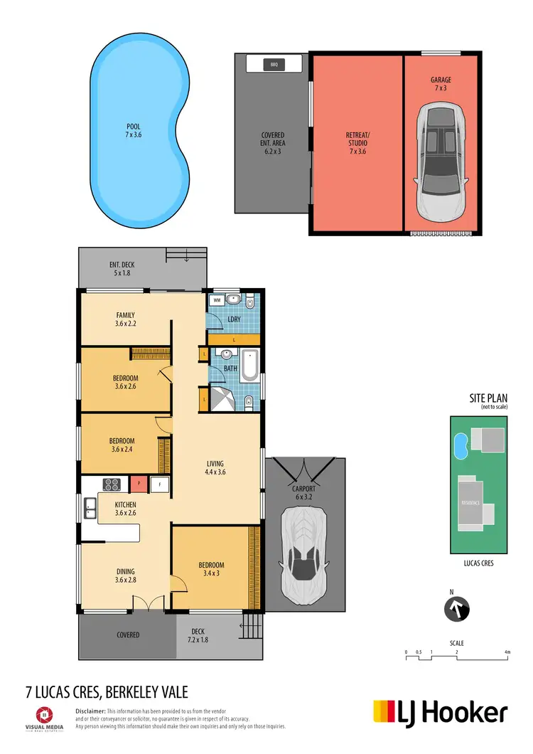 Floorplan of Homely house listing, 7 Lucas Crescent, Berkeley Vale NSW 2261