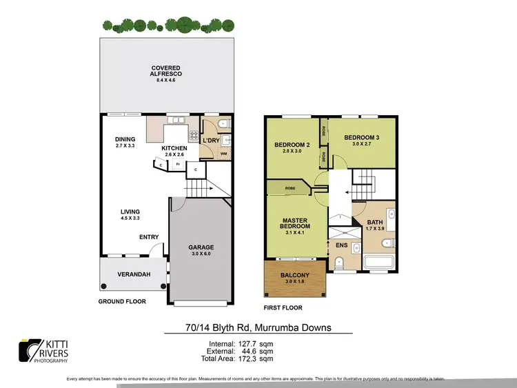 Floorplan of Homely townhouse listing, 70/14 Blyth Road, Murrumba Downs QLD 4503