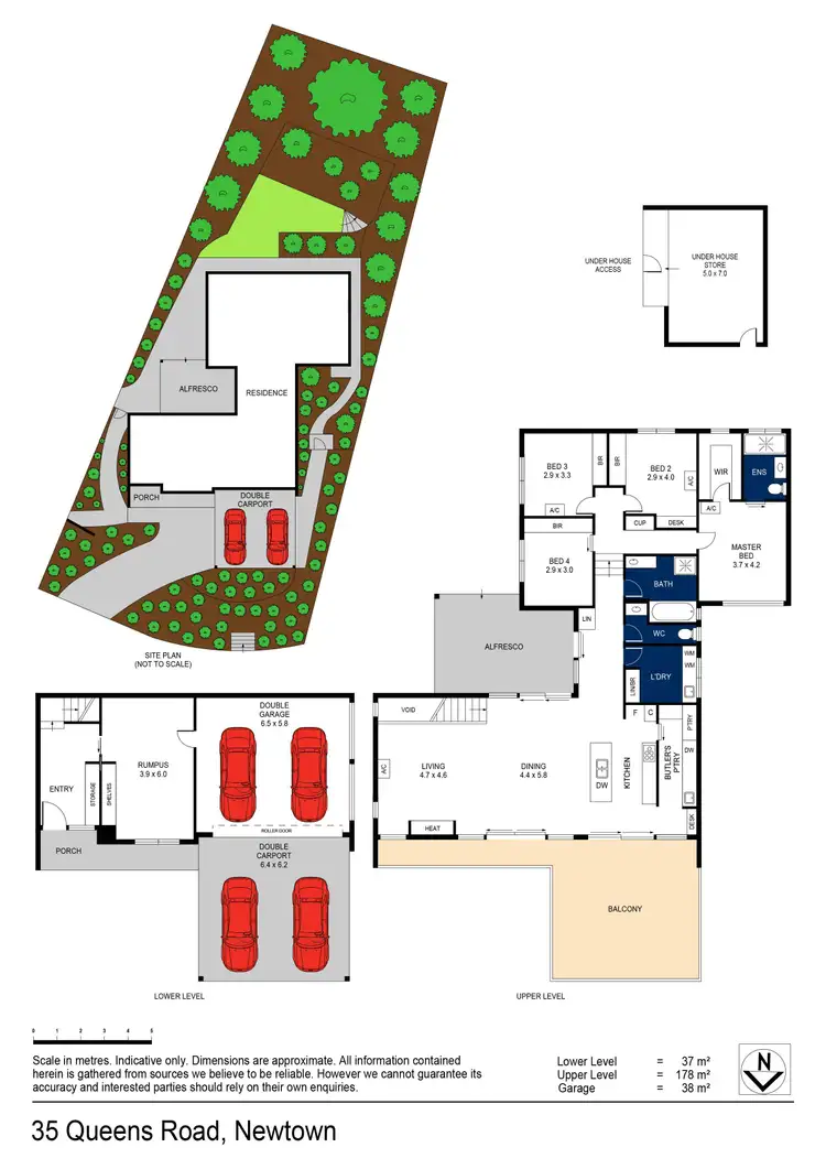 Floorplan of Homely house listing, 35 Queens Road, Newtown VIC 3220