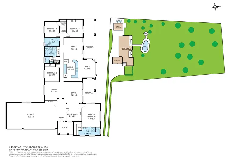 Floorplan of Homely rural property listing, 7 Thornton Drive, Thornlands QLD 4164