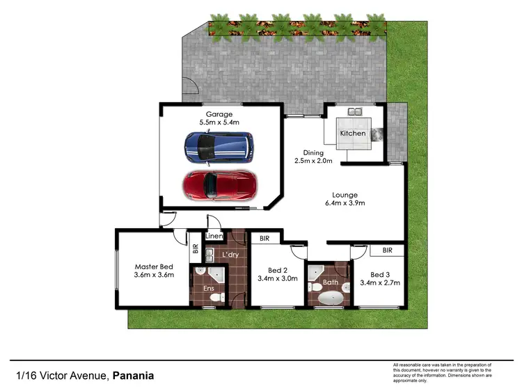 Floorplan of Homely villa listing, 1/16 Victor Avenue, Panania NSW 2213