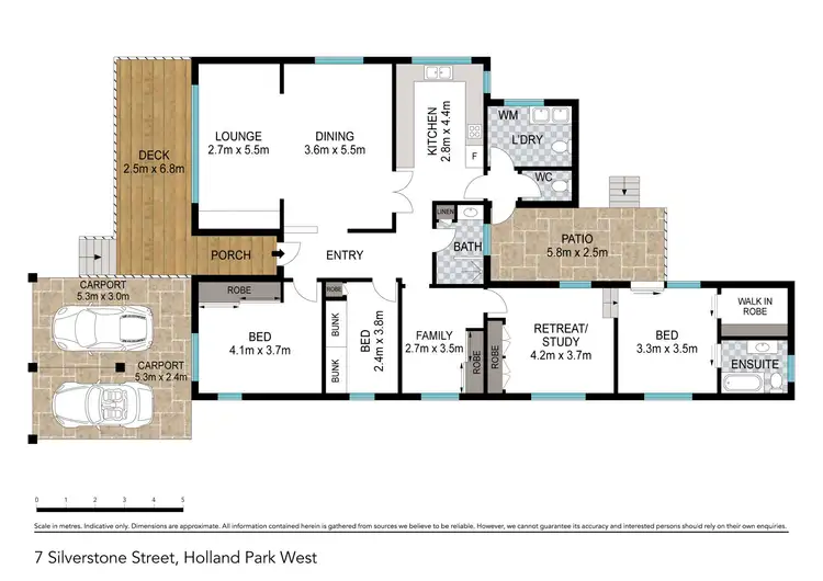 Floorplan of Homely house listing, 7 Silverstone Street, Holland Park West QLD 4121