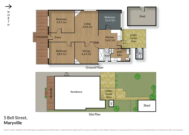 Floorplan of Homely house listing, 5 Bell Street, Maryville NSW 2293