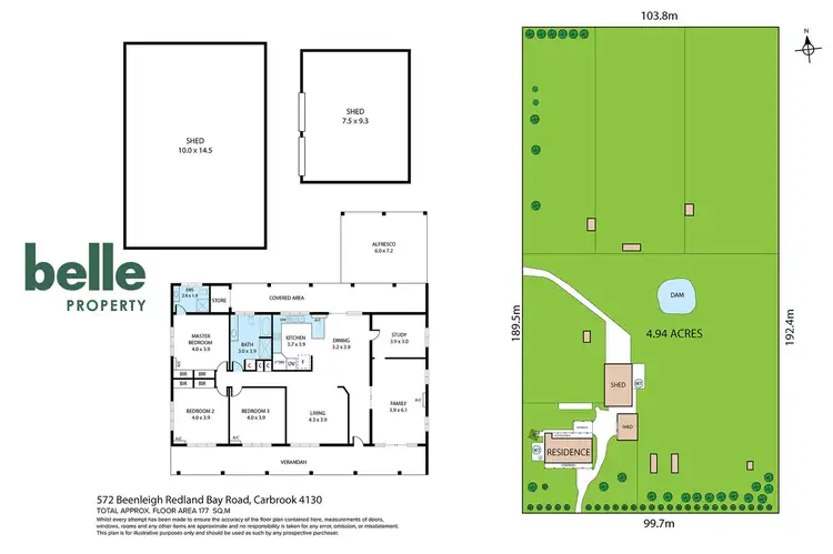 Floorplan of Homely house listing, 572 Beenleigh Redland Bay Road, Carbrook QLD 4130