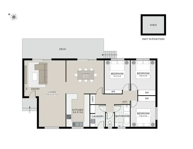 Floorplan of Homely house listing, 27 Andrea Place, Riverside TAS 7250