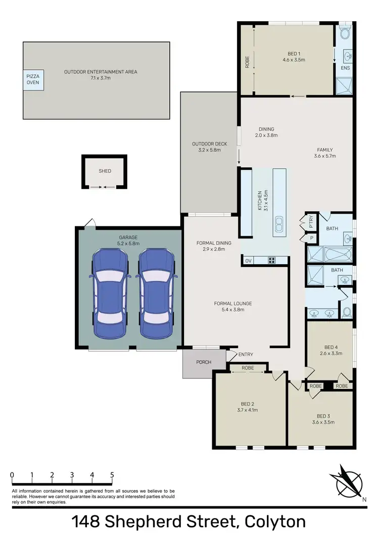 Floorplan of Homely house listing, 148 Shepherd Street, Colyton NSW 2760