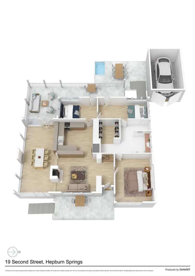 Floorplan of Homely house listing, 19 Second Street, Hepburn Springs VIC 3461
