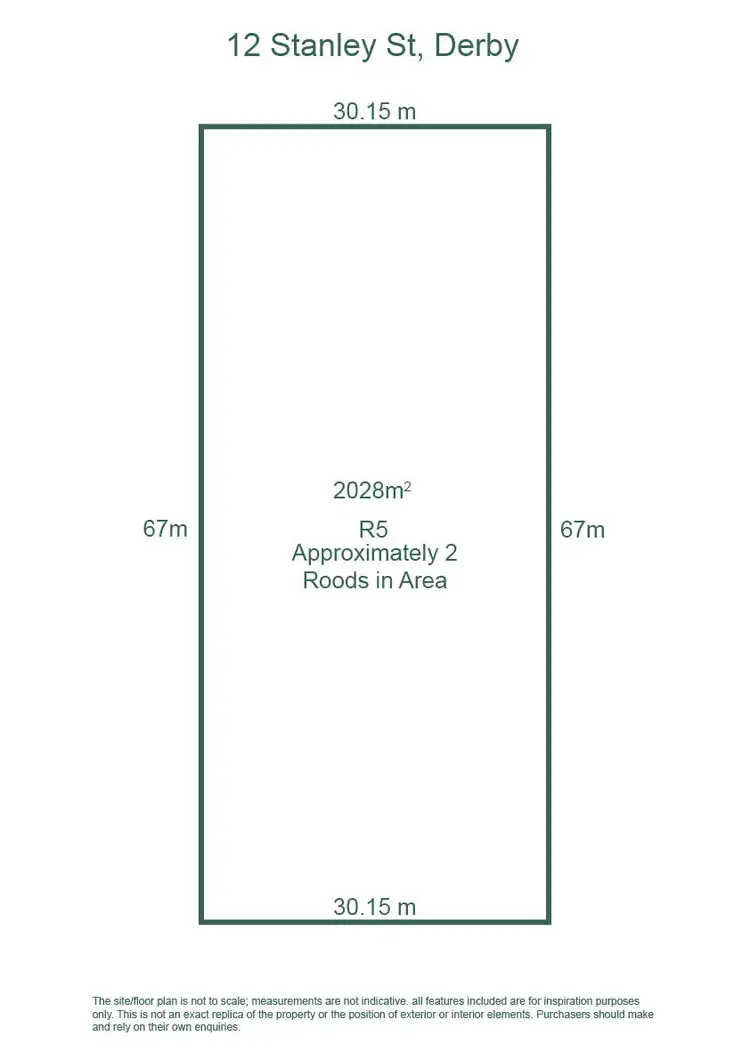 Floorplan of Homely land listing, LOT 27, 12 Stanley Street, Derby WA 6728
