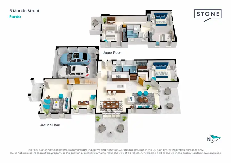 Floorplan of Homely house listing, 5 Mantle Street, Forde ACT 2914
