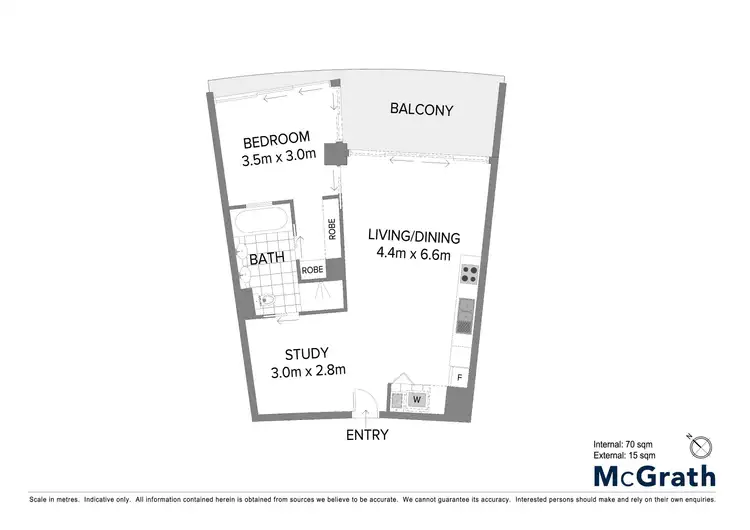 Floorplan of Homely unit listing, 1204/1 Oracle Boulevard, Broadbeach QLD 4218