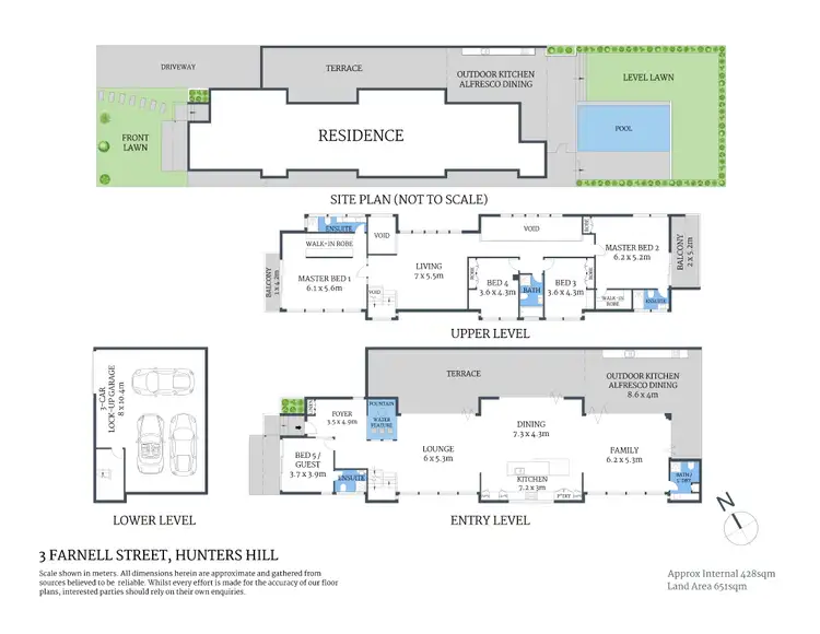 Floorplan of Homely house listing, 3 Farnell Street, Hunters Hill NSW 2110