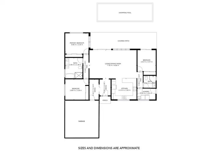 Floorplan of Homely house listing, 16 Finch Street, Bayview Heights QLD 4868