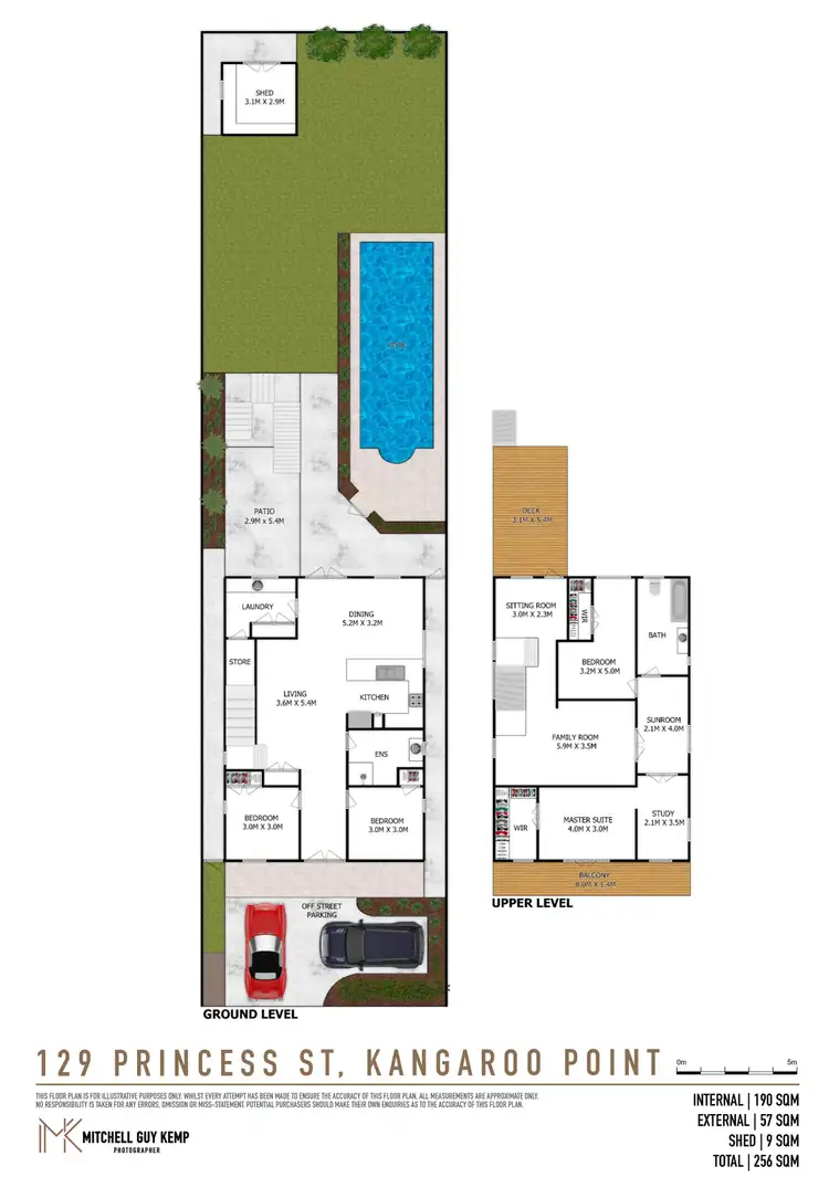Floorplan of Homely house listing, 129 Princess Street, Kangaroo Point QLD 4169