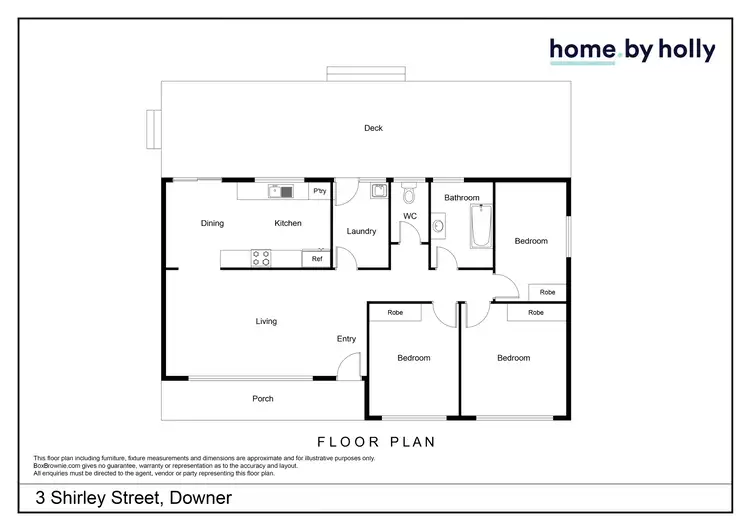 Floorplan of Homely house listing, 3 Shirley Street, Downer ACT 2602