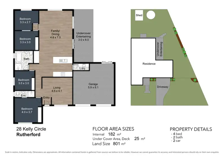 Floorplan of Homely house listing, 28 Kelly Circle, Rutherford NSW 2320